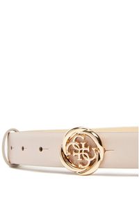 Guess Pasek Damski BW9260 P5325 Écru. Materiał: skóra