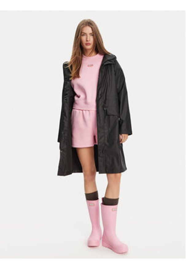 Hunter Parka Janna HARW0021242 Czarny Regular Fit. Kolor: czarny. Materiał: syntetyk