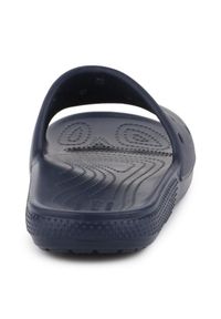 Klapki Crocs Classic Slide M 206121-410 niebieskie. Okazja: na plażę. Kolor: niebieski. Materiał: materiał