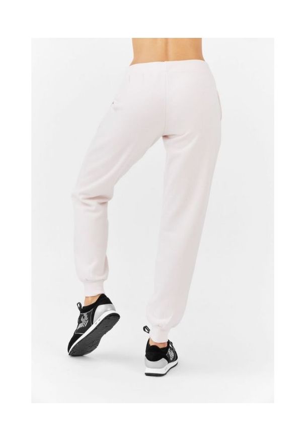 Emporio Armani - EMPORIO ARMANI Różowe damskie spodnie dresowe, Rozmiar M. Kolor: zielony. Materiał: bawełna, dresówka