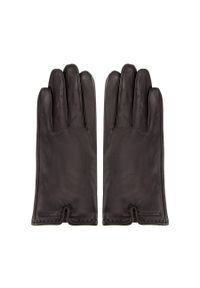 Wittchen - Damskie rękawiczki ze skóry z wycięciem. Kolor: czarny. Materiał: skóra. Styl: klasyczny, elegancki #3