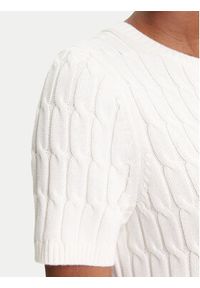 TOMMY HILFIGER - Tommy Hilfiger Sweter WW0WW45656 Écru Regular Fit. Materiał: bawełna #3