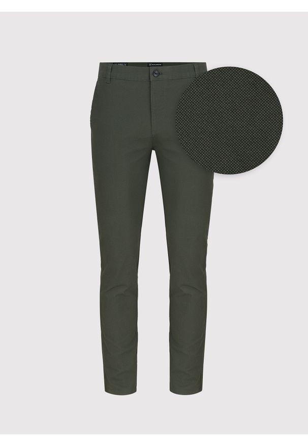 PAKO LORENTE – Męskie spodnie w kolorze zielonym P24SF-WX-001-Z-S - Pako Lorente. Kolor: zielony. Materiał: bawełna, elastan