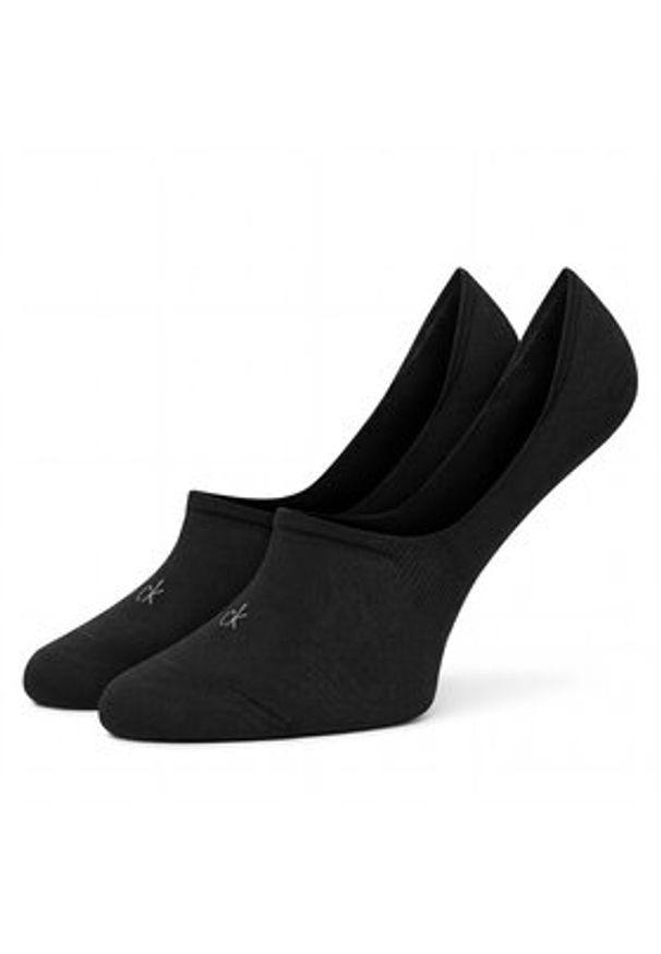 Calvin Klein Stopki 701234370 Czarny. Kolor: czarny. Materiał: bawełna