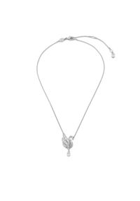 Swarovski Naszyjnik Swan 5723387 Srebrny. Materiał: metalowe. Kolor: srebrny