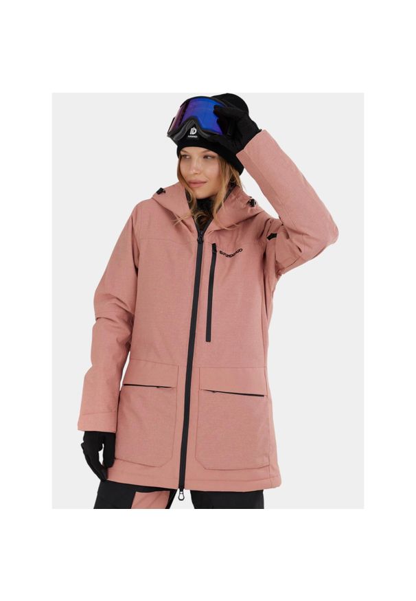 FUNDANGO - Kurtka Narciarska Damska Fundango Poplar ECO. Kolor: różowy. Materiał: materiał. Sezon: zima. Sport: narciarstwo