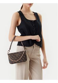 Guess Torebka Noelle II Mini HWQG96 72720 Brązowy. Kolor: brązowy. Materiał: skórzane #4