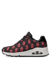 skechers - Skechers Sneakersy Uno-Say It Loud 177964/BKRD Czarny. Kolor: czarny. Materiał: materiał