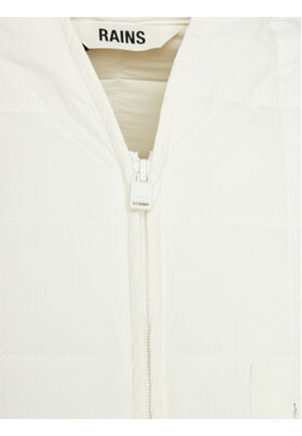 Rains Kurtka przejściowa Giron Liner Jacket T1 19400 Biały Regular Fit. Kolor: biały. Materiał: syntetyk