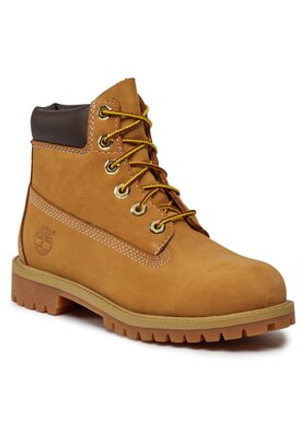 Timberland Trapery 6 In Premium Wp Boot 12909/TB0129097131 Brązowy. Kolor: brązowy. Materiał: skóra