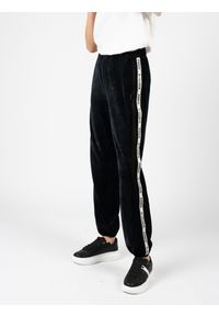 Pinko Spodnie "Wembley 2" | 1C10BE 8190 | Wembley 2 Pants | Kobieta | Czarny. Okazja: na co dzień. Kolor: czarny. Materiał: poliamid, wiskoza. Styl: casual #6