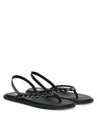 Tommy Jeans Sandały Tjw Casual Rope Sandal EN0EN02951 Czarny. Okazja: na co dzień. Kolor: czarny. Materiał: materiał. Styl: casual #2