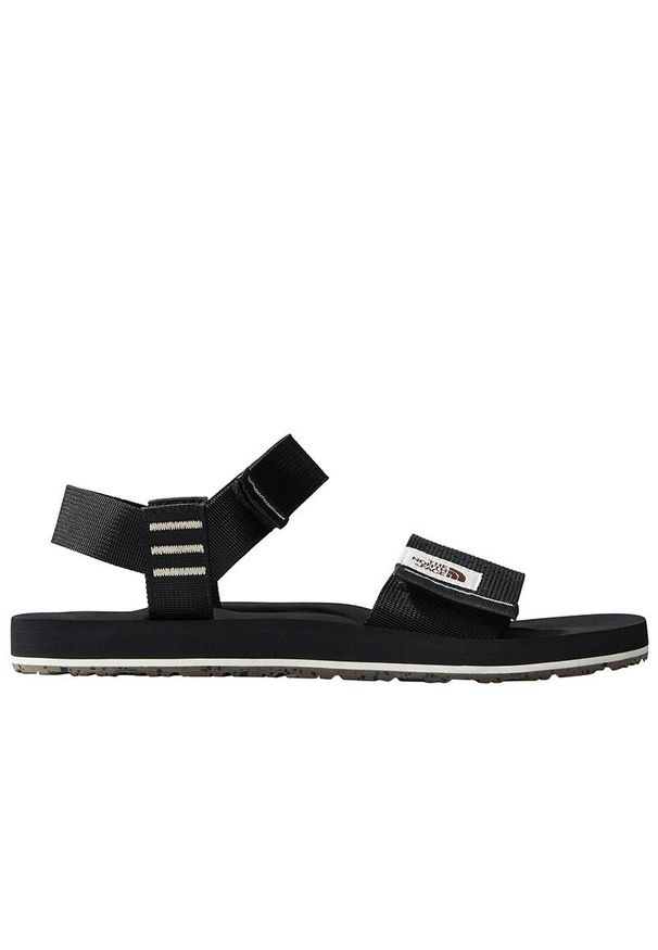 Sandały The North Face Skeena 0A46BFLQ61 - czarne. Zapięcie: rzepy. Kolor: czarny. Materiał: nylon, materiał, guma. Wzór: paski. Sezon: lato. Styl: wakacyjny, sportowy