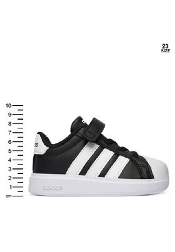 Adidas - adidas Sneakersy Streettalk JQ8605 Czarny. Kolor: czarny. Materiał: skóra