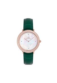 Daniel Wellington Zegarek Crystalline Bezel 32 DW00100826 Różowe złoto. Kolor: wielokolorowy, różowy, złoty. Materiał: skóra #1