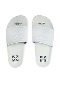 OFF-WHITE - Off-White Klapki OWIC006S22MAT0010100 Biały. Kolor: biały #3
