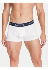 Lacoste Komplet 5 par bokserek 5H1292 Biały. Kolor: biały. Materiał: bawełna