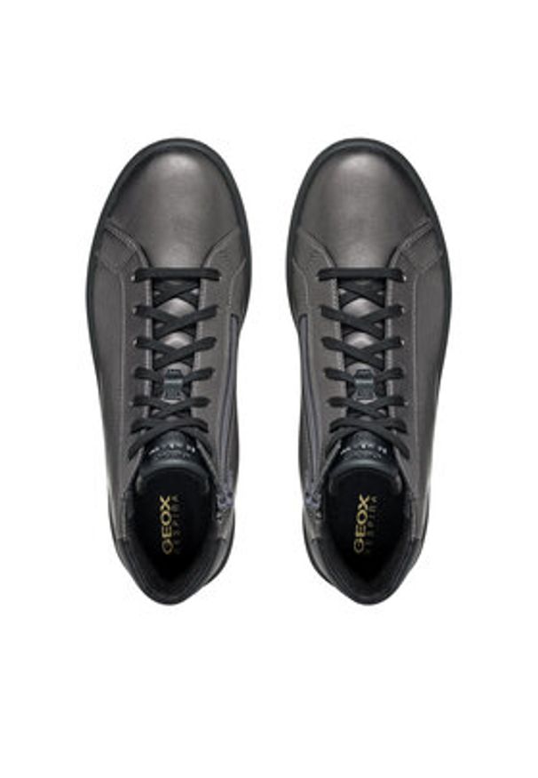 Geox Sneakersy D Spherica Ecub-1 D46WEB 0NFBC C1223 Szary. Kolor: szary. Materiał: skóra