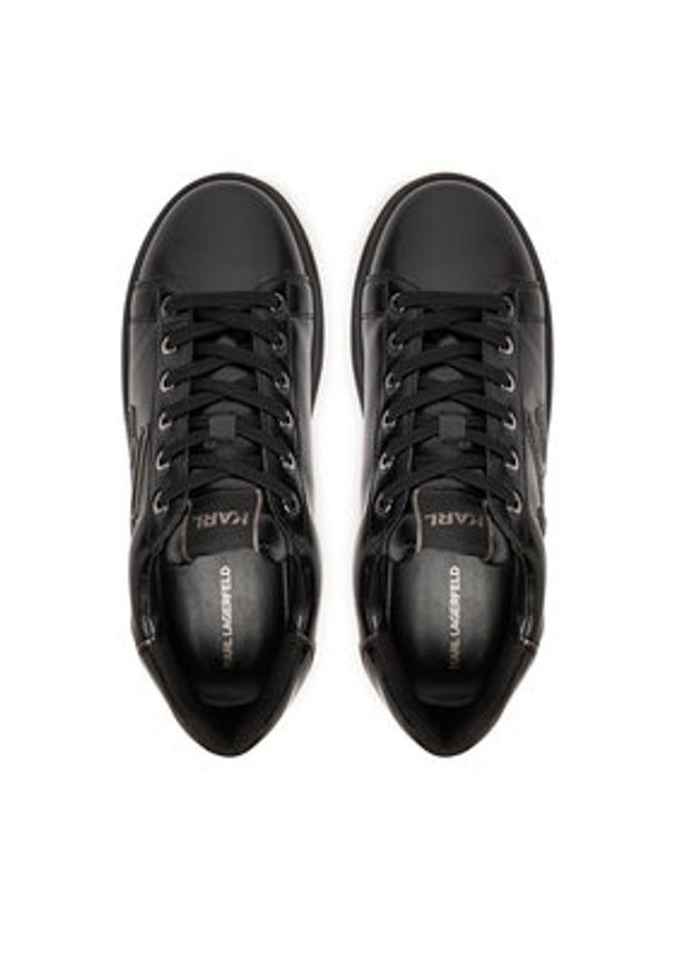 Karl Lagerfeld - KARL LAGERFELD Sneakersy Kapri KL62511S Czarny. Kolor: czarny. Materiał: skóra