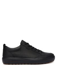 ecco - ECCO Sneakersy Soft 7 Tred 45077402001 Czarny. Kolor: czarny. Materiał: nubuk, skóra