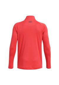 Longsleeve sportowy chłopięcy Under Armour UA Tech 2.0 1/2 Zip - czerwony. Kolor: czerwony. Materiał: tkanina, poliester. Długość rękawa: długi rękaw