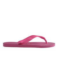 Japonki Havaianas Top. Okazja: na plażę. Kolor: różowy. Materiał: guma. Styl: sportowy #2