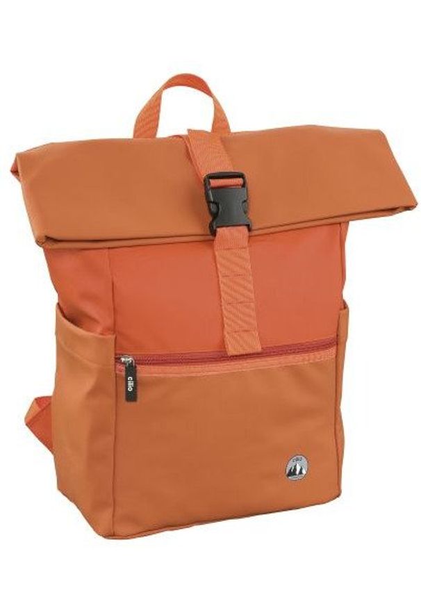 Plecak turystyczny Cilio Plecak Capri, poliester, 28 x 16 x 54 cm, pomarańczowy. Kolor: pomarańczowy. Materiał: poliester