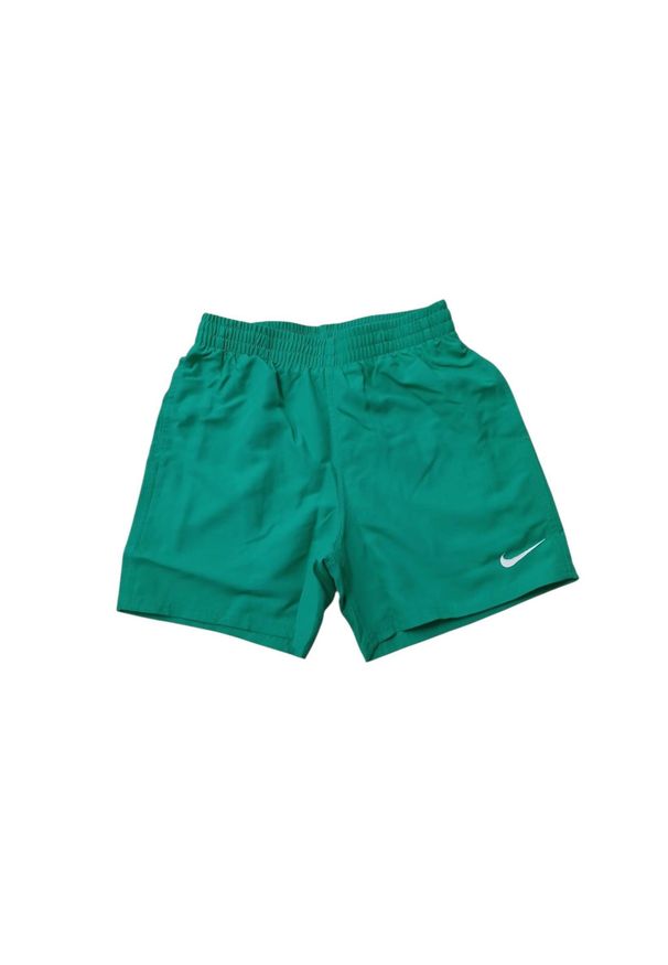 Szorty kąpielowe dziecięce Nike Essential 4" Volley. Kolor: zielony