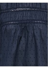 only - ONLY Bluzka Katti 15337637 Granatowy Regular Fit. Kolor: niebieski. Materiał: bawełna #3