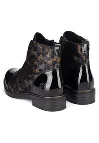 Remonte Trzewiki D8383-90 Czarny. Kolor: czarny. Materiał: skóra #3