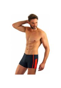 SESTO SENSO - Kąpielówki męskie spodenki kąpielowe Sesto Senso Men's. Kolor: czerwony, wielokolorowy, czarny #1