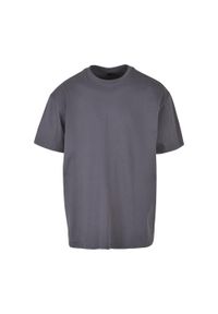 BUILD YOUR BRAND - Ponadwymiarowa Koszulka Dla Dorosłych Unisex Heavyweight. Kolor: szary
