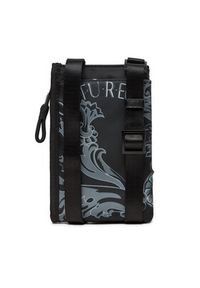 Versace Jeans Couture Saszetka 75YA4B8B Czarny. Kolor: czarny. Materiał: materiał