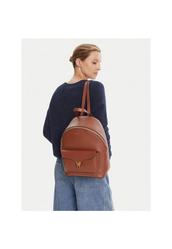 Plecak Coccinelle. Kolor: brązowy