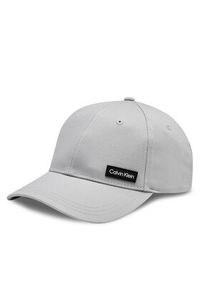 Calvin Klein Czapka z daszkiem Essential Patch Bb Cap K50K510487 Szary. Kolor: szary. Materiał: materiał