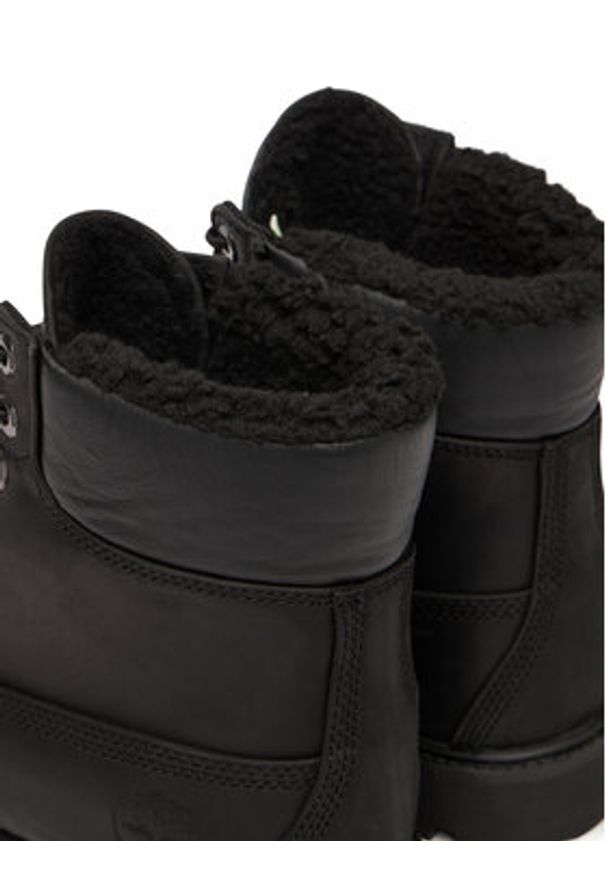 Timberland Trapery Premium 6-Inch Waterproof Winter TB1A2E2P0011 Czarny. Kolor: czarny. Materiał: nubuk, skóra