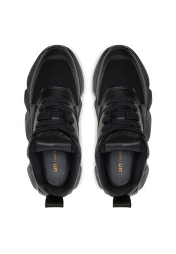 United Nude Sneakersy Space Kick Max 10656560159 Czarny. Kolor: czarny. Materiał: skóra