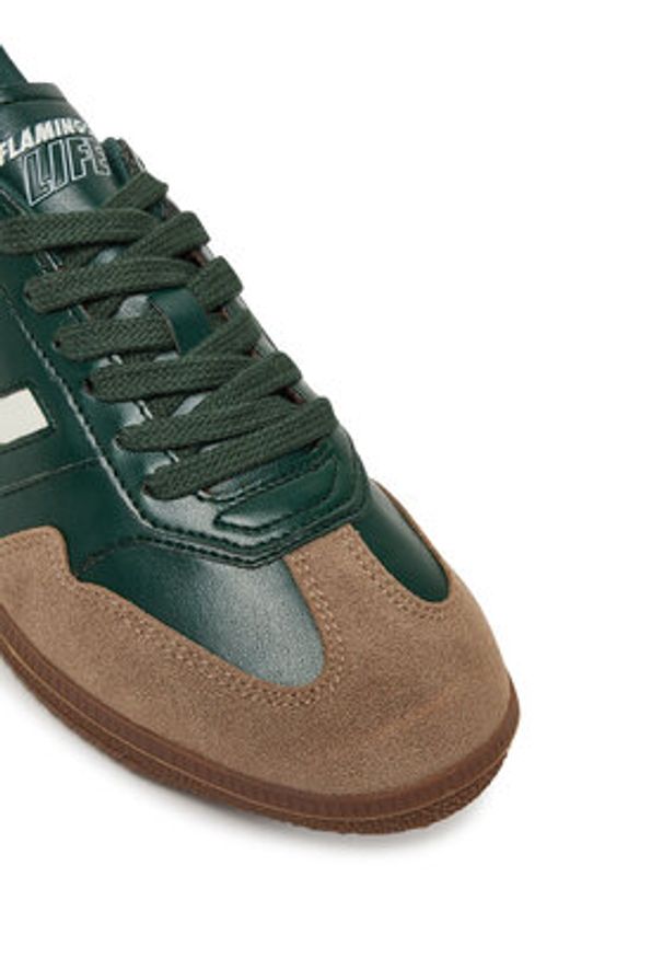 Flamingos' Life - Flamingos Life Sneakersy Burela Slim Czarny. Kolor: czarny. Materiał: skóra