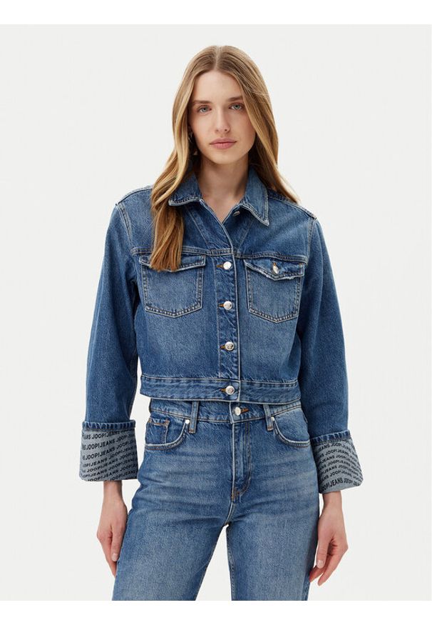 JOOP! Jeans Kurtka jeansowa 30046665 Niebieski Relaxed Fit. Kolor: niebieski. Materiał: bawełna