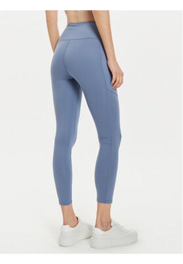 Roxy Legginsy Heart Into It ERJNP03488 Niebieski Slim Fit. Kolor: niebieski. Materiał: syntetyk