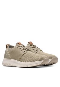Clarks Sneakersy Motion Trek MX 26181982 Khaki. Kolor: brązowy. Materiał: materiał #2
