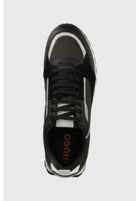 Hugo - HUGO sneakersy Icelin kolor czarny. Nosek buta: okrągły. Zapięcie: sznurówki. Kolor: czarny. Materiał: guma #4