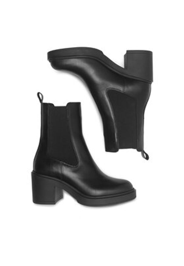 Gino Rossi Sztyblety FERGIE 2784440PE Czarny. Kolor: czarny. Materiał: materiał