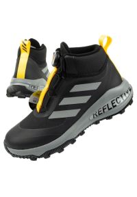 Adidas - Buty adidas FortaRun Jr GZ1810 czarne. Kolor: czarny. Materiał: materiał, syntetyk. Szerokość cholewki: normalna. Sport: turystyka piesza, bieganie #1