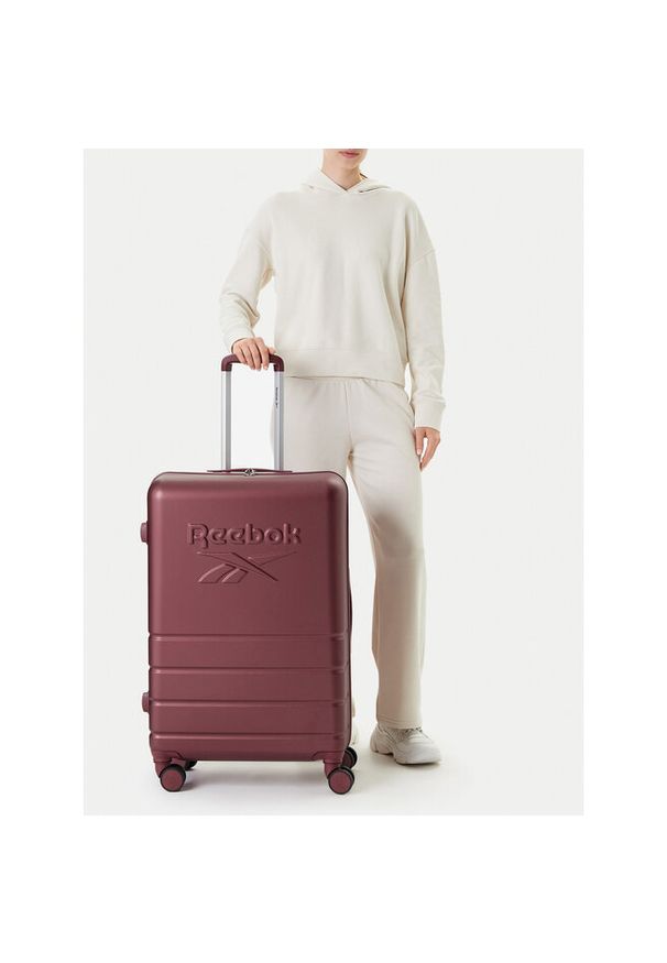 Walizka duża Reebok. Kolor: czerwony
