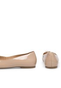 Sergio Bardi Baleriny RST-D1064-02SB Beżowy. Kolor: beżowy. Materiał: lakier, skóra #4