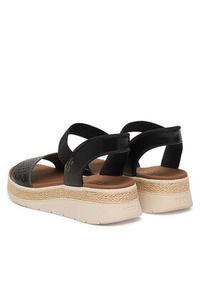 skechers - Skechers Sandały Bobs Sun Ray 114415/BLK Czarny. Kolor: czarny. Materiał: skóra #4