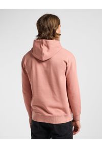Lee - LEE MĘSKA BLUZA Z KAPTUREM LEE PLAIN HOODIE SEPIA 112363883. Typ kołnierza: kaptur. Kolor: brązowy #3