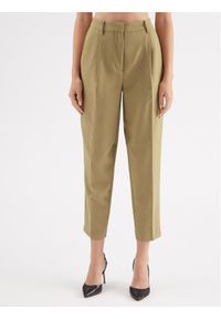 Bruuns Bazaar Spodnie materiałowe Cindy BBW2393 Zielony Loose Fit. Kolor: zielony. Materiał: syntetyk, wiskoza