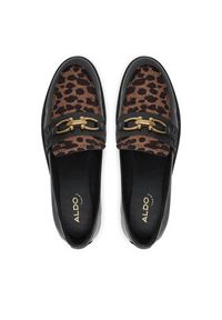 Aldo Loafersy Bissom 13838572 Brązowy. Kolor: brązowy. Materiał: lakier, skóra